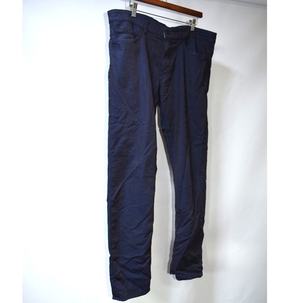 Hugo Boss BOSS Navy Finest Italian Fabric Stretch Five Pocket Pants Size 36/32